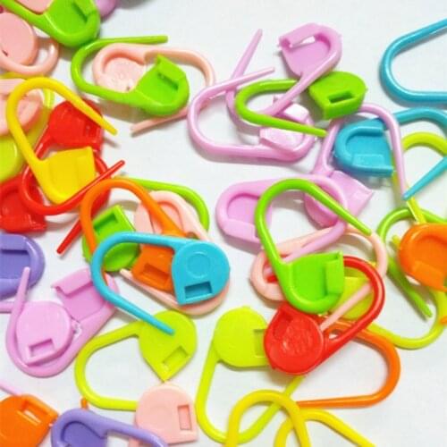50 Pcs Locking Stitch Marker Sweater Mark Sewing Accessories Baby Yarn 22mm DIY Weaving Tools Buckle Needle Knit Dedicated