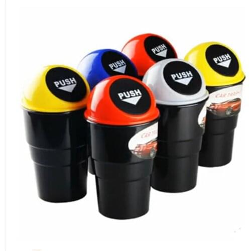 Car Garbage Trash Can Storage Bin Holder Case for Hyundai Accent ix35 iX45 iX25 Creta i30 Sonata Verna Solaris Elantra Tiburon