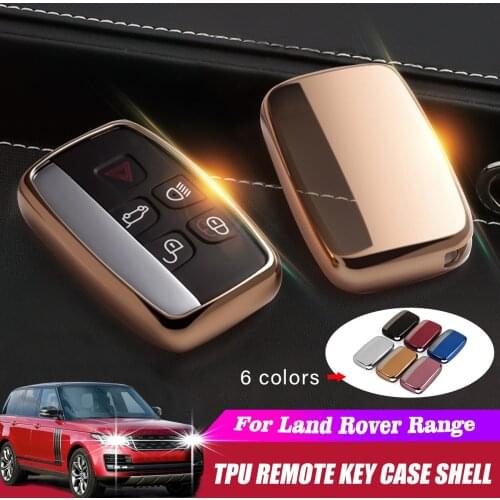 TPU Car Key Case Cover For Land Rover A9 Range Rover Sport 4Evoque Freelander 2 Discovery for Jaguar XE XJ XJL XF C-X16 Guitar