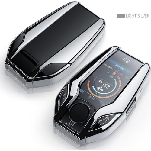 TPU Car Fully Key Case LED Display Key Cover Case for BMW 5 7 series G11 G12 G30 G31 G32 i8 I12 I15 G01 X3 G02 X4 G05 X5 G07 X7