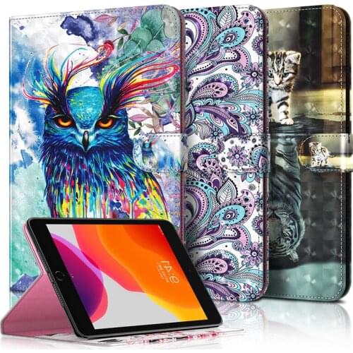 For Samsung Galaxy Tab A7 10.4 2020 Tablet Case 3D painting SM-T500 SM-T505 Fold Magnetic Cover for Funda Samsung Tab A7 Case