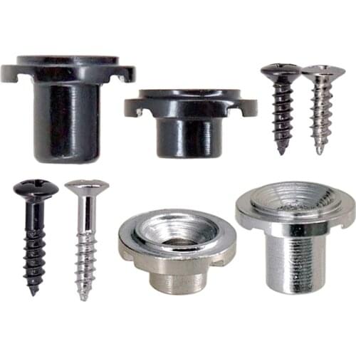 Guitar String Tree String Retainer with 2PCS Screws Round Tree String Retainer for Tele Electric Stringed Instrument Accessories