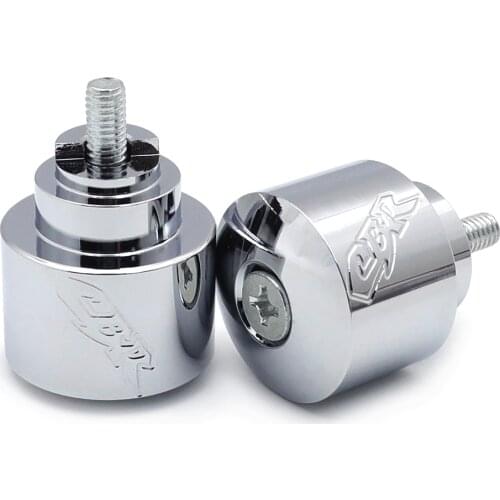 Chromed Hand Bar Ends for Honda CBR 600 900 929 954 1000 1100 RR F4i F4 1986-2012 Aftermarket Free Shipping Motorcycle Parts