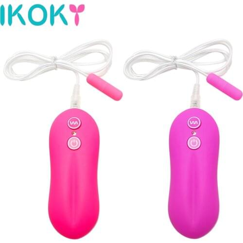 IKOKY Remote Control Vibrating Egg Sex Toys for Women Urethral Plug Vibrator Mini Bullet Vibrator G-Spot Massager 10 Speed