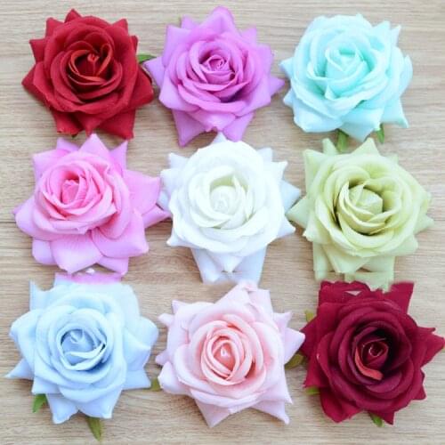 Artificial flowers good simulation flower DIY garland hat handmade roses curling shoes wedding room decorative flower