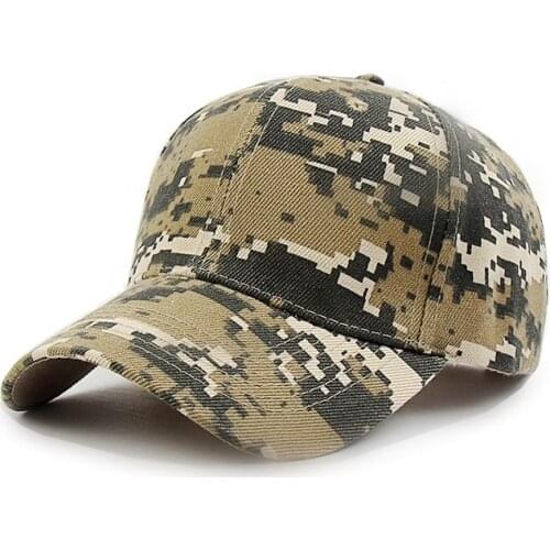 Adjustable Unisex Army Camouflage Camo Cap Dad Outdoor Fishing Hat Baseball Cap For Women Men Casual Desert Hat Trucker Hats