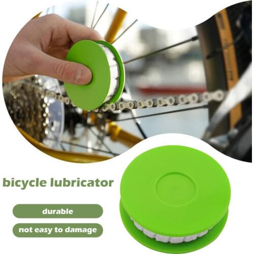 Bicycle Chain Wool Oil Lubricator Bike Chain Oiler Roller Cycling Cleaner Lubricant Bike Chains Cleaning Tools Accessories