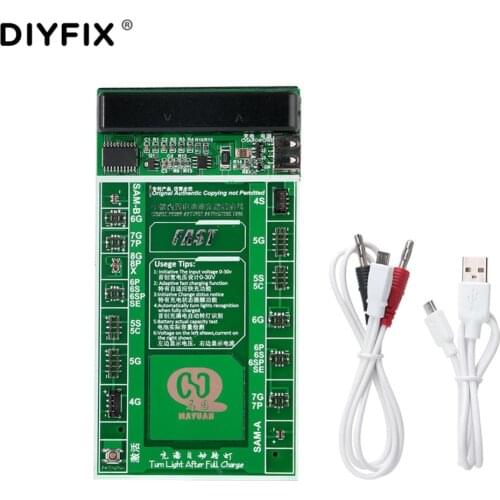 Mobile Phone Battery Fast Charging and Activation Board for Samsung for iPhone X 8 8P 7 7P 6 6S 6P 6SP 5 4 Phone Repair Tools