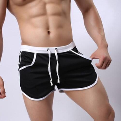 New mens casual sports pants, mens fitness pants, beach pants, four-corner arrow pants, hot sale