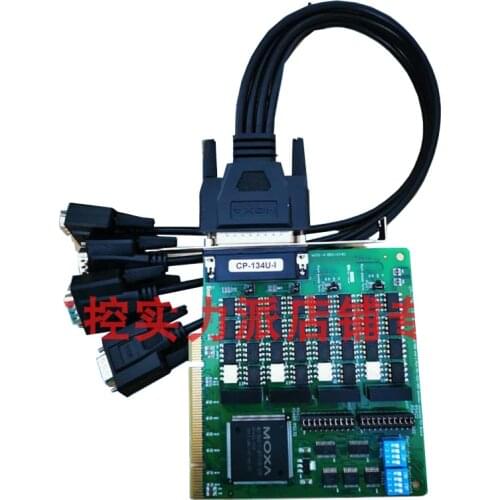 New Original Spot Photo For MOXA CP-134U-I RS-422/485 4-Port Isolation Card PCI Multiple Serial Port Card