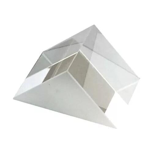 Optical Glass Right-angle Prism 25 X 25 X 25 Triangular Full Reflection Iso-waist Right Angle Mitsubishi Mirror Diagonal Coating