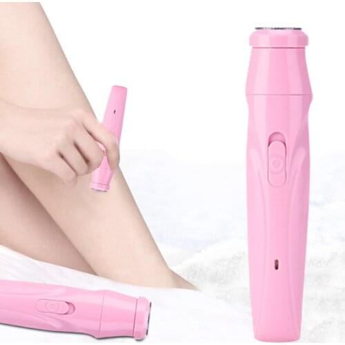 Rechargeable Mini Lipstick Shaver Portable Women Electric Shaver Household Double Loop Knife Mesh Hair Removal Device Face Care