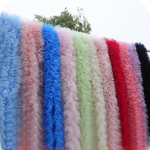 28cm High Density Mesh Lace Ribbon DIY Crafts Supplies Baby Doll Tutu Dress Women Skirt Home Textile Curtain Decoration Lace