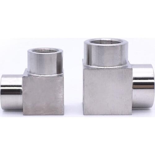 1/8" 1/4" 3/8" 1/2" 3/4" 1" BSP Female Thread 304 Stainless Steel Elbow High Pressure Resistant Pipe Fitting Connector