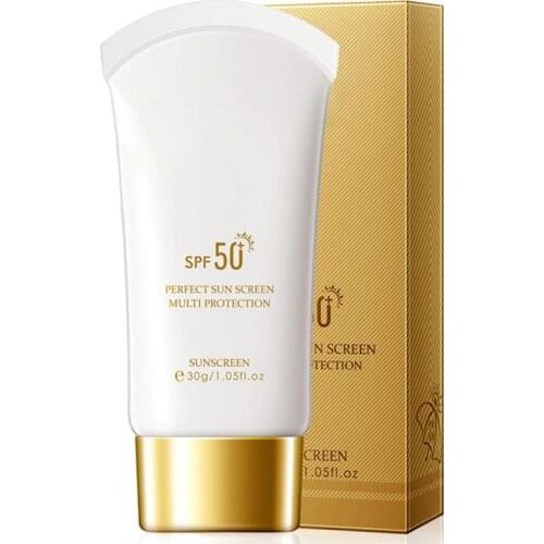 SPF 50 Facial Body Sunscreen Sunblock Skin Protective Cream Anti-Aging Oil-control Moisturizing Sea 30gWhitening Sun Cream