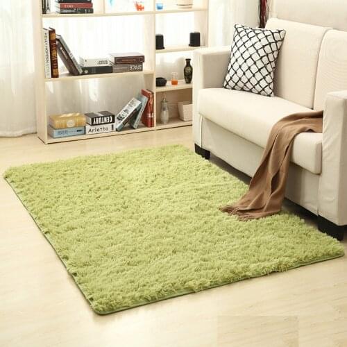 Super Soft Fluffy Anti-Skid Shaggy Area Rug Dining Room Bedroom Bathroom Carpet Floor Mat Home Decor