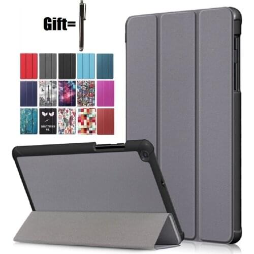 Smart Magnetic Tablet Case for Samsung Galaxy Tab A 8.0 inch Auto Wake up/Sleep for SM-T290 SM-T295 SM- T297 with Soft Film