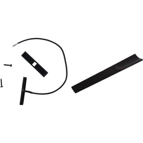 1Pcs 4/4 Size Violin Fingerboard Ebony Fingerboard & 1Pcs Rod Piezo Pickup with Center Lead for Acoustic Electric Violin