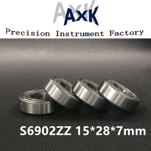 2019 Promotion Sale S6902zz Abec-3 (10pcs) 15x28x7mm Stainless Steel Ball Bearings S6902z S61902z