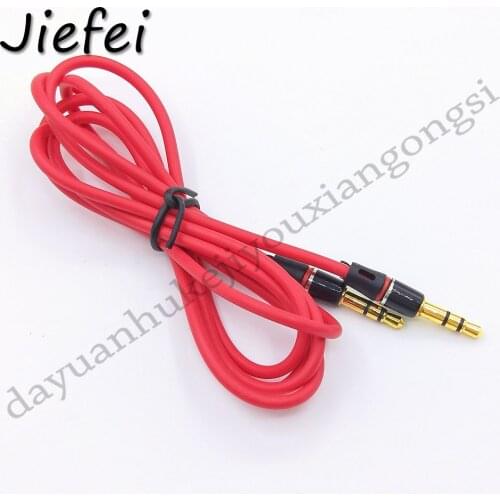 50-100pcs high quality Stereo 3Pole 4Pole mini 3.5mm plug to 3.5mm audio cable 1M / 1.2M