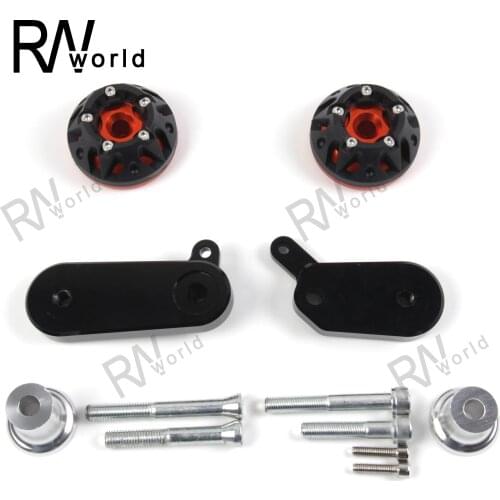 Motorcycle CNC Aluminum Engine Crash Bunds Pads Slider Protector Cover For KAWASAKI Ninja ZX-6R 2009-2011 2010 ZX6R ZX 6R Red