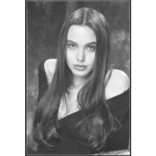 AngelinaJolie Hot Movie Star Acrtess Black And White Smoking 5D Full Drill Diamond Painting Portrait Wall Art Decor Mural GJ33