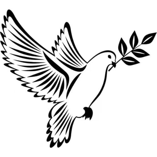 Magpie Bird Car Sticker Decal Removable Black/silver AL446