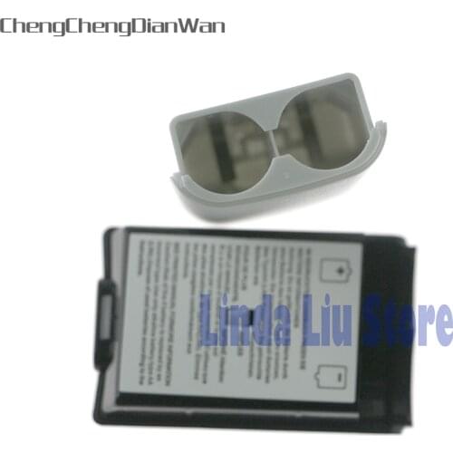 ChengChengDianWan 20pcs/lot black&white Battery Pack Cover Shell Case battery cover Kit for Xbox360 Wireless Controller