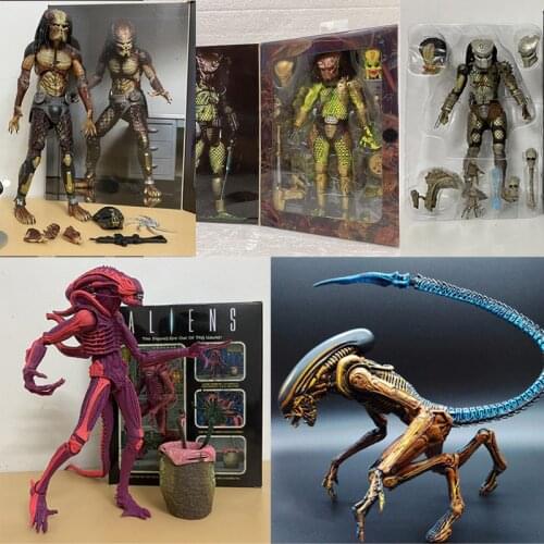 Jungle Hunter Predator NECA AVP Aliens vs Predator Figure Action Figure Toys Horror Gift For Christmas