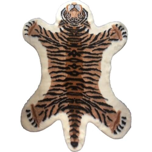 Cow Tiger Print Rug Non-slip Carpet Bedroom Office Livingroom Floor Mat Cow Tiger Print Mat