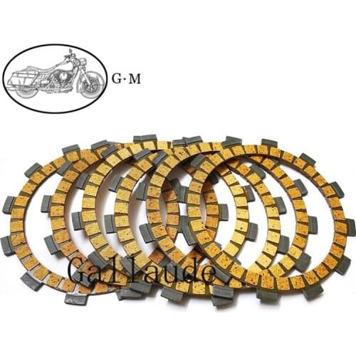 Carbon Fibre Clutch Friction Disc Plate Kit For YAMAHA XG250 Tricker 2014-2016/2018 XT250 Serow 09-20 XT250X 08-17 YFM25R Raptor