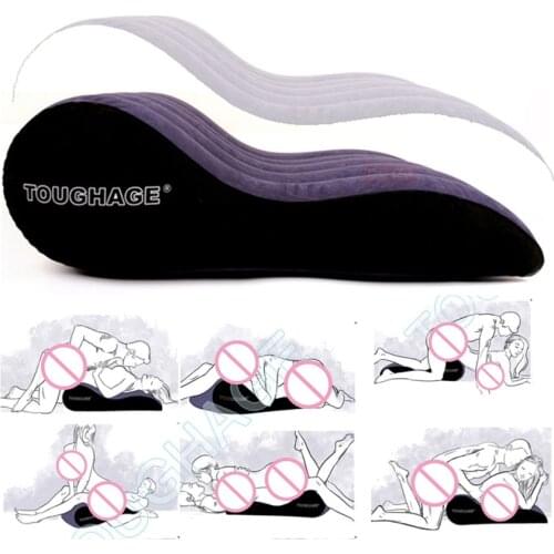 Free shipping Camping mat Sex Sofa Inflatable Bed Wedge Sex Pillow Inflatable Chair Love Position Cushion Couple Sex Equipment