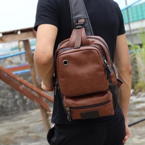 LKEEP Men's Leather Bags