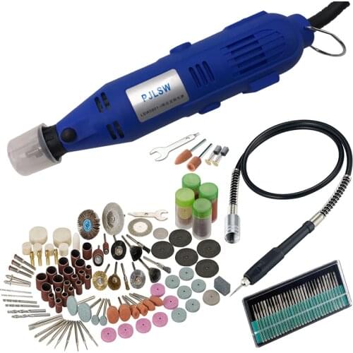 PJLSW 180w 6 speed control speed micro mini electric grinder suit small jade carving machine polishing machine grinding machin