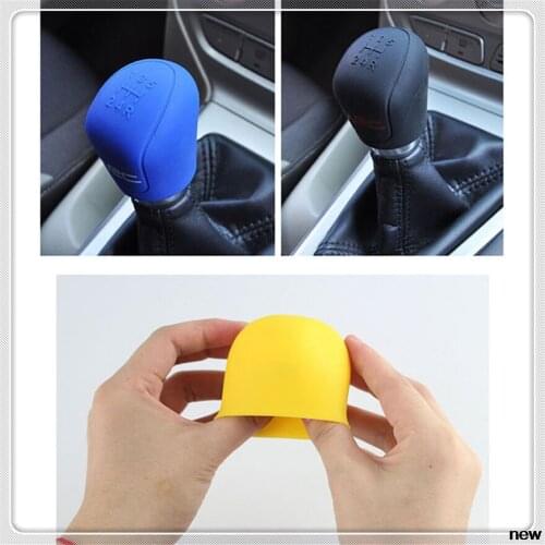 Car suv rubber Gear Shift Knob shifter Cover for Mercedes Benz W203 W210 W211 W204 A C E S CLS CLK CLA GLK ML SLK Smart