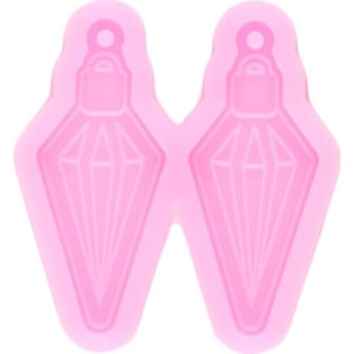 Tassel Gem Dimond Earring Silicone Mold Epoxy Resin Craft Keychain DIY Handmade Charms Molds Jewelry Making Necklace Moulds