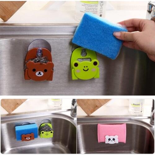 Sponge Storage Rack Basket Wash Cloth/Toilet Soap Sundries Racks Kitchen Accessories Sink Storage Holders Wall-mounted