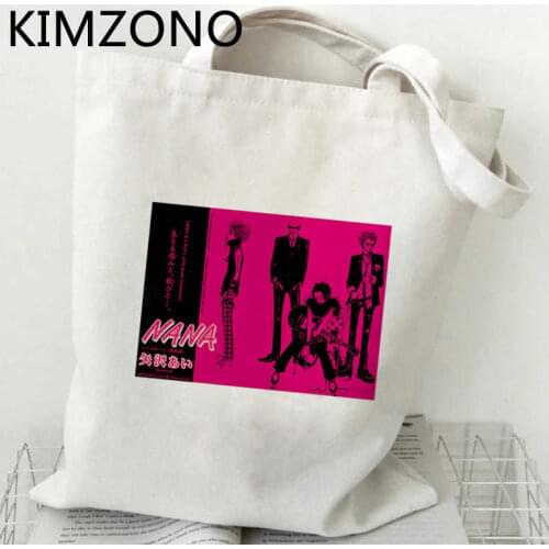 Nana Anime shopping bag bolsa handbag bolsas de tela eco jute bag shopper bag woven reusable ecobag bolsas ecologicas sacolas
