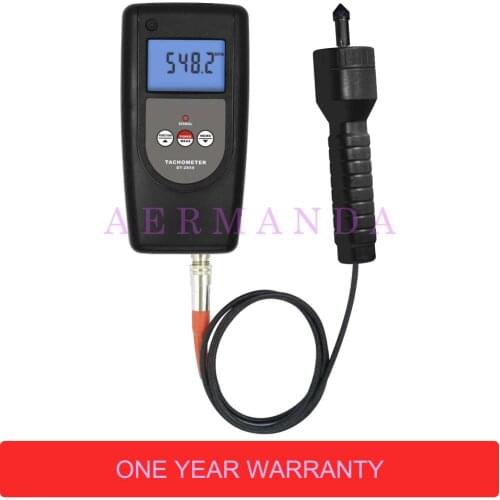 Tachometer PHOTO and CONTACT 2 in 1 DT-2859 Measure Rotative velocity Surface speed Frequency 2.5-99,999 r/min 0.5-19,999 r/min