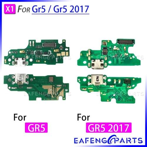 USB Charging Port Dock Plug Connector Gr 5 Charger Board Mic Microphone Flex Cable For HuaWei Gr5 2017
