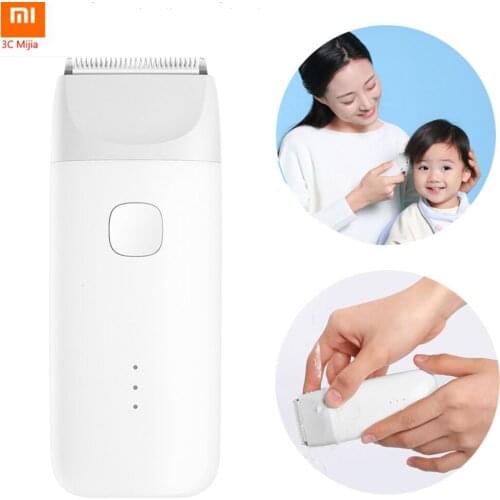 Xiaomi Mitu Baby Hair Clipper White Ceramic Cutter Head Washable Newest 3C Mijia For 0-12years old kids