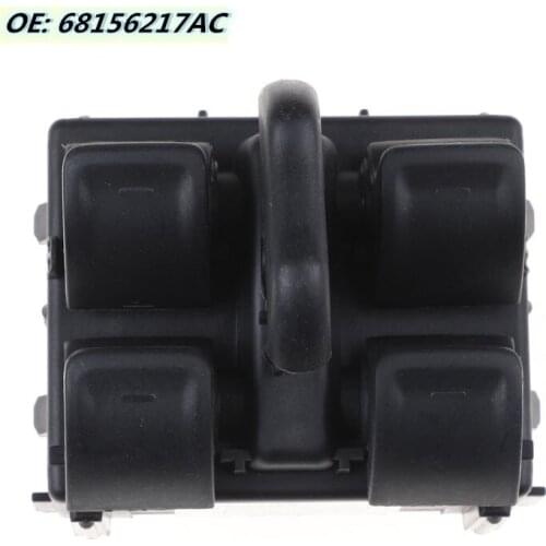 1PC 68156217AC New High Quality For Jeep Wrangler JK 4 Door 2011-2019 Power Window Switch Mopar
