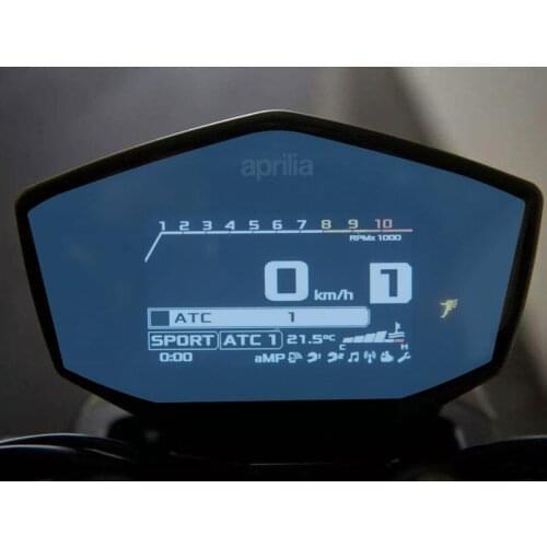 2 Sets Cluster Scratch Cluster Screen Protection Film Protector Decal for Aprilia RSV4 RR/RF DORSODURO 900 Tuono Shiver 900