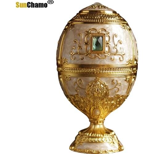 European-style Pressing Automatic Toothpick Box Decoration Creative Gift Toothpick Can Metal Egg-shaped Toothpick Barrel Barrel
