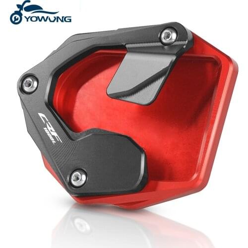 For Honda CRF1000L Africa Twin 2015 2016 2017 2018 2019 2020 2021 CNC Extension Kickstand Plate Enlarger Side Stand CRF 1000L