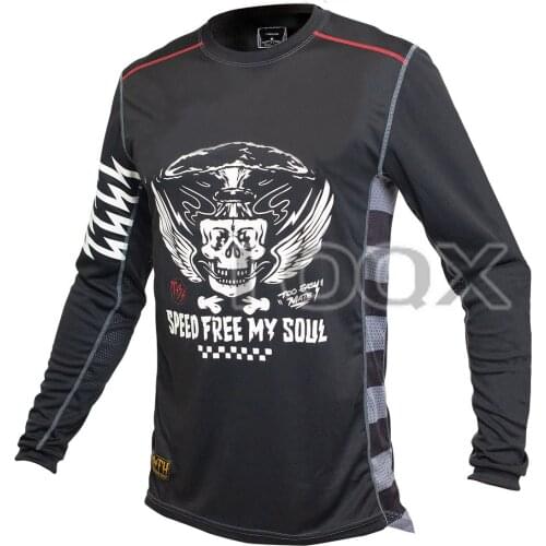Motorcycle mountain bike team downhill jersey MTB Offroad DH bicycle locomotive cross country mountain Grindhouse Bereman jersey