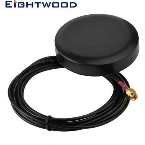 Eightwood Low Profile 4G LTE Screw Mount Omni-directional SMA Male Antenna Aerial for 4G LTE Router Vehicle Truck RV Motorhome