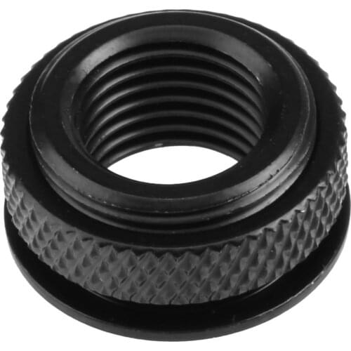 Computer Components G1/4 Threading Quick Water Cooling Tube Fitting Connector Adapter Wear Plate Hoop Aperture 18mm for PC Tool