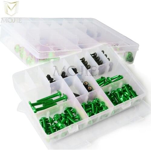 Motorcycle Windshield Body Full Fairing Bolts Screws Nuts Kit For Kawasaki Z900 Z750 Z1000 Z800 Versys 650 Er6n Ninja 300 400