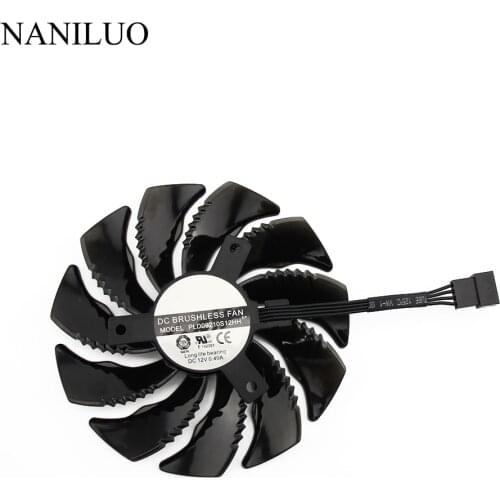 88MM T129215SU PLD09210S12HH 4Pin Cooling Fan For Gigabyte GTX 1050 1060 1070 960 RX 470 480 570 580 Graphics Card Cooler Fan